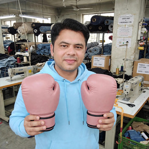 Guantes de Boxeo Personalizados de Cuero PU Ligero con Cierre de Gancho y Bucle, Guantes de Entrenamiento y Sparring, Fabricante OEM ODM, Venta al Por Mayor para Niños - Product Image 2