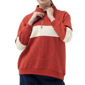 เสื้อสเวตเชิ้ตคอเต่าซิปครึ่งตัวสำหรับผู้หญิง สไตล์ลำลองแฟชั่นประจำวัน จากโรงงาน - Product Image 3