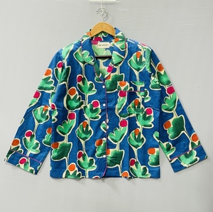 Ensemble de pyjama indien imprimé floral en coton pour femme, grande taille, tenue de détente, pyjama de demoiselle d'honneur, ensemble de pyjama - Product Image 6