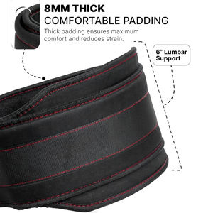 Cinturón de levantamiento de pesas para gimnasio y fitness con cadena de acero para dominadas, sentadillas profundas y ejercicios de fuerza - Product Image 3