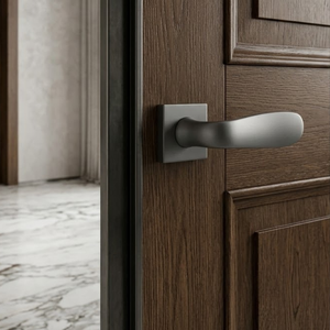 Modern Brass Mortise Door <b>Handle</b> Set | Premium Designer Lever <b>Handles</b> in Antique, Black, Graphite & Gold Finish for Home Doors - Product Image 3