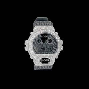 Unique Design Custom Iced Out Moissanite <b>Diamond</b> <b>Watch</b> Hip Hop Bling Bling Luxury Quartz <b>Watch</b> for Men Available For Sale - Product Image 1