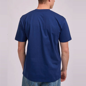 เสื้อยืดผ้าคุณภาพสูง ราคาประหยัด กระเป๋าหน้า ตัดเย็บตามสั่ง แขนสั้น ทรงเข้ารูป ยืดหยุ่นได้ น้ำหนัก 210 กรัม เหมาะสำหรับใส่หน้าร้อน - Product Image 5