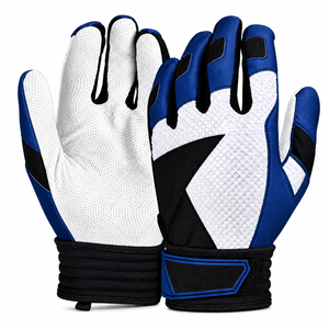 Guantes de Bateo de Béisbol y Sóftbol Profesionales Personalizados de Alta Calidad, Guantes de Bateo Transpirables Acolchados Ligeros de Piel de Oveja - Product Image 5