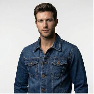 Tout nouveau manteau de veste en jean pour hommes veste d'hiver à chaud des fabricants professionnels veste en jean pour hommes disponible en gros - Product Image 2