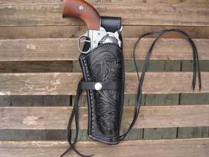 Étui de ceinture pour pistolet en alliage d'aluminium de qualité supérieure, fait main, couleur personnalisée, durable, pour cow-boy, portable, prêt à être expédié - Product Image 1