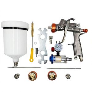 Kit de Pistola de Pulverización por Gravedad Neoalex W400 HVLP con Vaso de 600 ml, Juego de Pistola de Pintura Automotriz Profesional para Repintado de Automóviles y Barnizado - Product Image 1