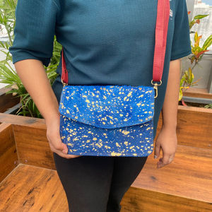 New Western Fashion Hair on Hide Metallic Crossbody Bags for Women Custom Recycled Colorful Leather Shoulder Bag Ladies <b>Handbags</b> - Product Image 3