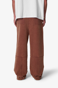 Men's Brown Corduroy Casual <b>Pants</b> Elastic Waist Side Pockets Midweight Breathable Autumn Wear - Product Image 3