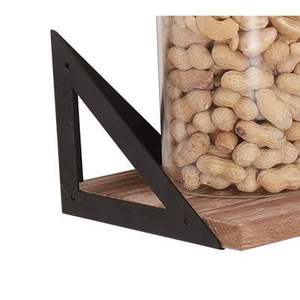 Juego de 3 estantes flotantes, estantes largos montados en la pared con soportes de madera natural para dormitorio, sala de estar, cocina, baño, uso - Product Image 4