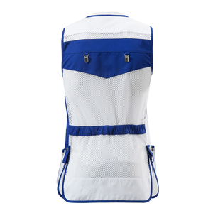 Gilet de chasse unisexe à blocs de couleur, sans manches, respirant, en polyester, pour l'été et les activités de plein air - Product Image 3