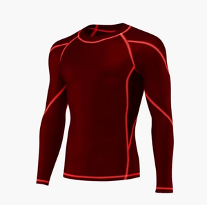 เสื้อรัดกล้ามเนื้อแขนยาวสำหรับ MMA ขายส่ง แบบสั่งทำพิเศษด้วยเทคนิค Sublimation สำหรับฝึกซ้อม BJJ No Gi ผลิตในประเทศปากีสถาน - Product Image 5