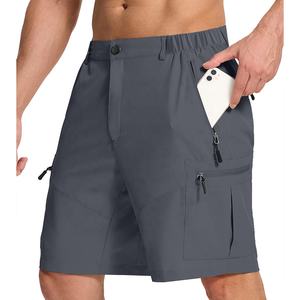 Short de course personnalisé en nylon et spandex pour hommes de la meilleure qualité la plus cool Short cargo à motif solide pour le travail à séchage rapide Vente en gros Service OEM - Product Image 1