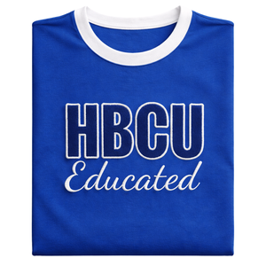 T-shirt en chenille bleu et blanc pour hommes Phi Beta Sigma HBCU, tissu de qualité supérieure, coupe confortable, vêtements de fraternité grecque, tenue décontractée - Product Image 6