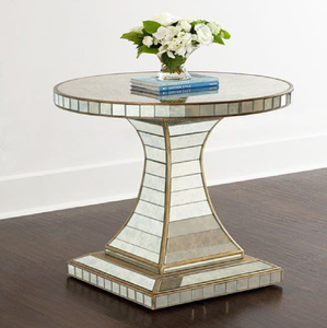 Mesa consola rectangular con superficie de vidrio y base de metal con diseño de árbol ramificado, disponible a precios de mayorista. - Product Image 2