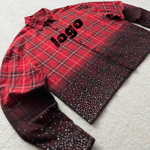 Camisa de Manga Larga con Cuello Redondo y Estampado Fotográfico para Hombre TITAN TREAD WEAR, Estilo Casual con Estampado en Degradado, Talla Grande, Ecológica - Product Image 5