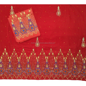 Emballage lourd de broderie perlée africaine de luxe George pour les adultes Design tendance élégant pour la saison automne printemps hiver - Product Image 4