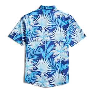 Polo décontracté pour homme à manches courtes, col montant, imprimé ethnique, respirant, tricoté, 100 % polyester, idéal printemps-été - Product Image 2