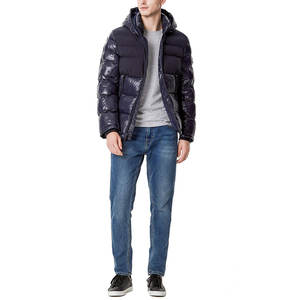 Chaqueta de Invierno Reversible con Cuello Alto, Diseño Personalizado OEM, Estilo Urbano, Protección UV, Impermeable, Secado Rápido, Manga Larga - Product Image 1