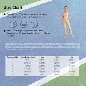 Justaucorps de gymnastique pour filles de 6 à 16 ans, justaucorps intégral, justaucorps de ballet, vêtements de danse pour l'entraînement, les compétitions, les cours et les spectacles - Product Image 6