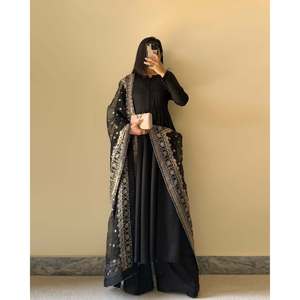 Vestido de fiesta africano de diseñador con Dupatta elegante para ocasiones especiales - Product Image 3