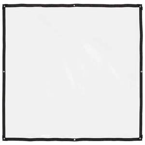 Bâche transparente avec œillets 6,6x6,6' en polyéthylène - Product Image 1