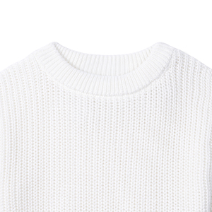 Combinaison pour bébé garçon en tricot écologique, 100% coton, couleur unie, boutons YKK, combinaison d'hiver pour nourrisson, personnalisation OEM ODM disponible - Product Image 3