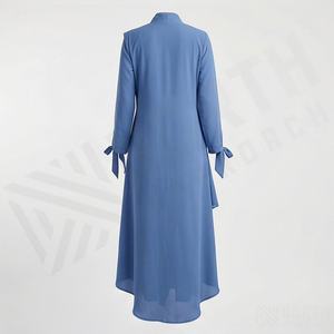Venta al por Mayor de Abayas Modestas y Sencillas Personalizadas para Mujer, Talla Grande, Vestido Largo Islámico, Ropa, Thobe, Thawb, Prendas de Moda - Product Image 2