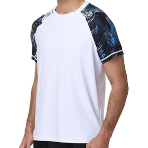 Men Athletic Rash Guard <b>Compression</b> T <b>Shirt</b> Short Sleeve Swim <b>Shirt</b> UV Protection Wholesale Supplier - Product Image 6