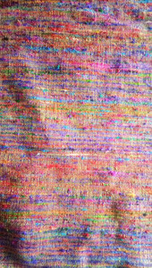 Tissu en Chiffon de Soie 100% Recyclé (Sari), Soie Indienne Écologique Multicolore pour Textiles de Maison, Vêtements et Artisanat - Product Image 3