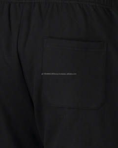 Custom New Fashion Sweat <b>Shorts</b> in Black Cotton <b>Fleece</b> Sweat <b>Shorts</b> in All Sizes at Cheap Prices - Product Image 4