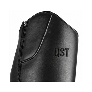 Polainas de equitación de cuero genuino premium para hombre, de corte medio, con cremallera, protección para las piernas, personalizables - Product Image 5