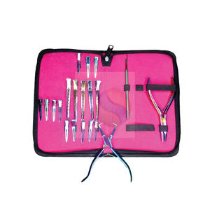 2025 Premium Hair Extension Tool Kit – Professional Beading & Removal <b>Pliers</b> <b>Set</b> with Luxury Case Luxury Pro Hair Extension - Product Image 1