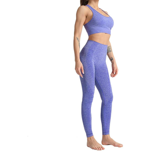 Heavy Fashion Printed Fitness Workout Yoga Set Sports Bra And Legging Set - Product Image 3