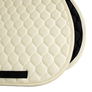 Tapis de selle équestre blanc en promotion, design moderne, équipement de course pour chevaux, tapis de selle pour chevaux - Product Image 3