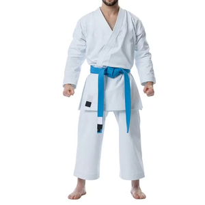 Professional Quality Spandex Polyester Karate Uniform Quick Dry Custom Logo OEM Service Karate Uniform Made Best Material - Product Image 1