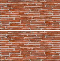 Carreaux de mur extérieur imitation brique céramique, finition mate, 300x600mm, pour villa