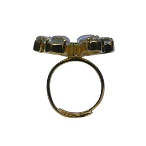Anillo Clásico de Plata de Ley 925 Chapado en Oro con Topacio Azul para Mujer, Joyería para Bodas - Product Image 2