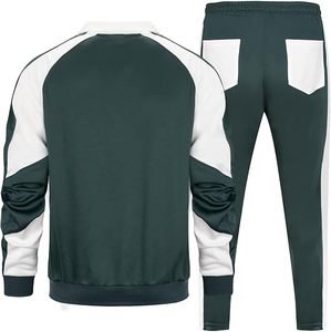 Unisex Tracksuit Full <b>Zip</b> <b>Jacket</b> Side Pockets Matching Pants Quick Dry Sporty Winter Wear Adult Regular Fit 100% Polyester - Product Image 4