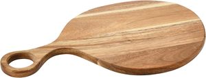 Tabla de Cortar Rectangular de Madera de Mango Ecológica con Asa, 30x20x1.5 cm, Tabla de Cocina Artesanal para Preparar y Servir Alimentos - Product Image 4