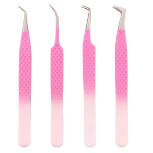 Juego de Pinzas para Pestañas de Acero Inoxidable, Juego de Pinzas Duraderas para Extensión de Pestañas - Product Image 1