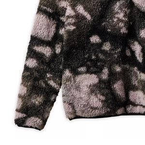 Veste polaire épaisse unisexe avec fermeture éclair, col montant, manteau d'hiver chaud en peluche, imprimé camouflage - Product Image 2