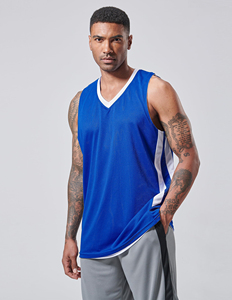 Custom Basketball Reversible Jersey Mesh <b>Athletic</b> Basketball Team Uniform Training Practice Plain Sleeveless Tank top Double - Product Image 4