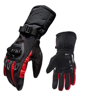 Premium Quality Custom Leather <b>Motorbike</b> <b>Gloves</b> Waterproof & Windproof for Sports Ski & Outdoor Use - Product Image 1