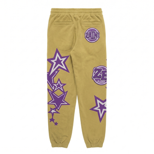 Pantalon de jogging léger pour homme ZAINI en coton polyester 420 GSM, noir, écologique, séchage rapide, respirant, plissé à l'avant - Product Image 2