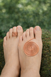 Modern Handmade Convenient Energy Healing Reiki Spiral Chakra Meditation Spiritual Copper Accessory Antique Creations <b>Gift</b> - Product Image 3