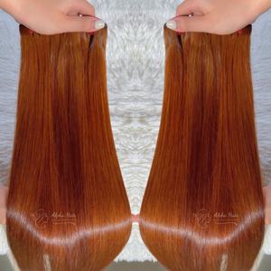 วิกผมแท้เกรด12A พรีเมี่ยมสำหรับต่อผมวิกผมสั้นทรงตรงติดโครงกระจกสีวิกผมถักแบบ HD จากเวียดนาม - Product Image 5