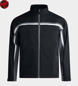 <b>Mens</b> Lightweight <b>Track</b> <b>Jacket</b> Full Zip Sports Wind <b>Jacket</b> Reflective Stripe Regular Fit for Autumn Winter Waterproof <b>Jacket</b> - Product Image 1