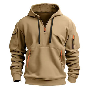 Nouveau sweat à capuche personnalisé pour homme, imprimé, décontracté, élégant, durable, 100% coton molletonné 280g, anti-boulochage, manches raglan - Product Image 2
