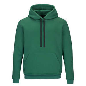 เสื้อฮู้ดดี้ผู้ชายทรงโอเวอร์ไซส์ ดีไซน์เรียบง่าย สไตล์ใหม่ เนื้อผ้านุ่มพิเศษ 100% ผ้าฝ้าย สีพื้น แห้งเร็วที่สุด - Product Image 4